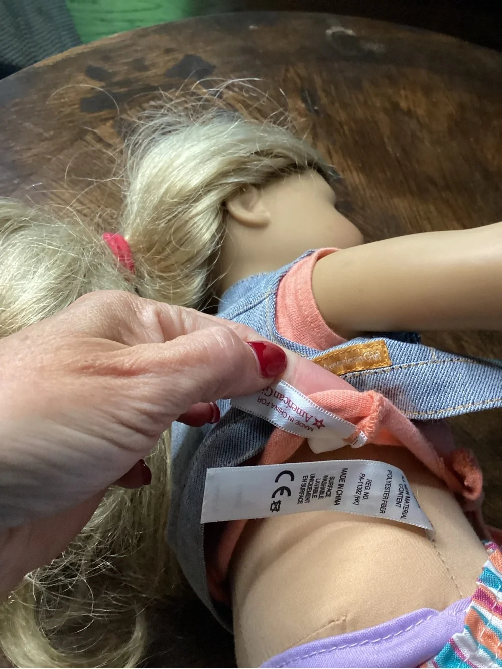American Girl Doll Tenney w/ Doll Carrier Backpack